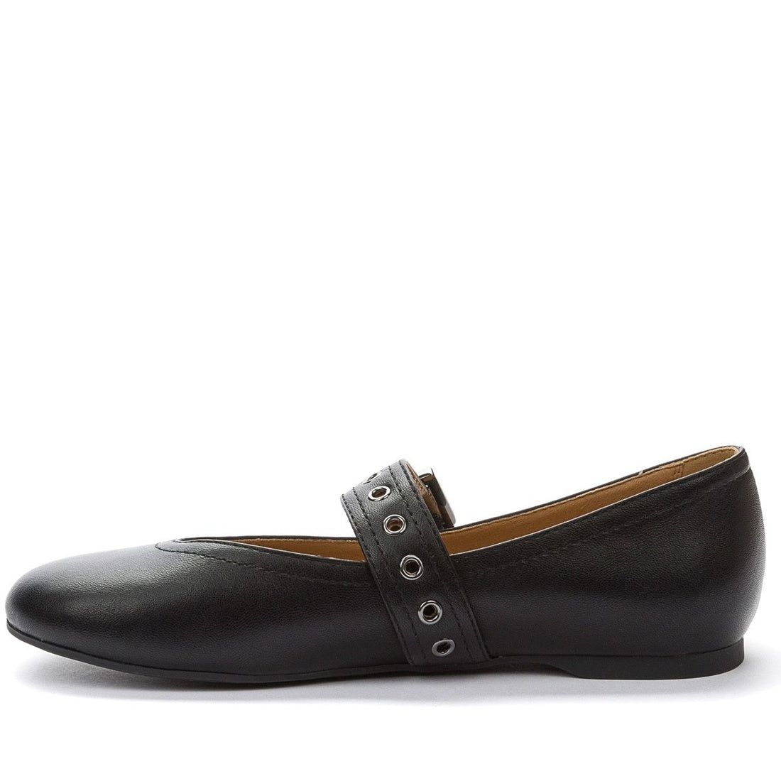 black casual closed ballerinas