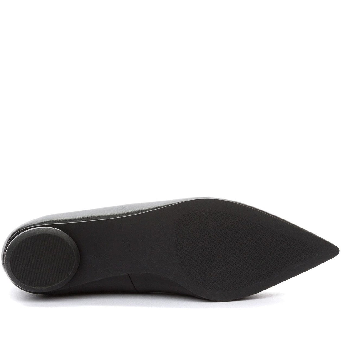 black elegant closed ballerinas