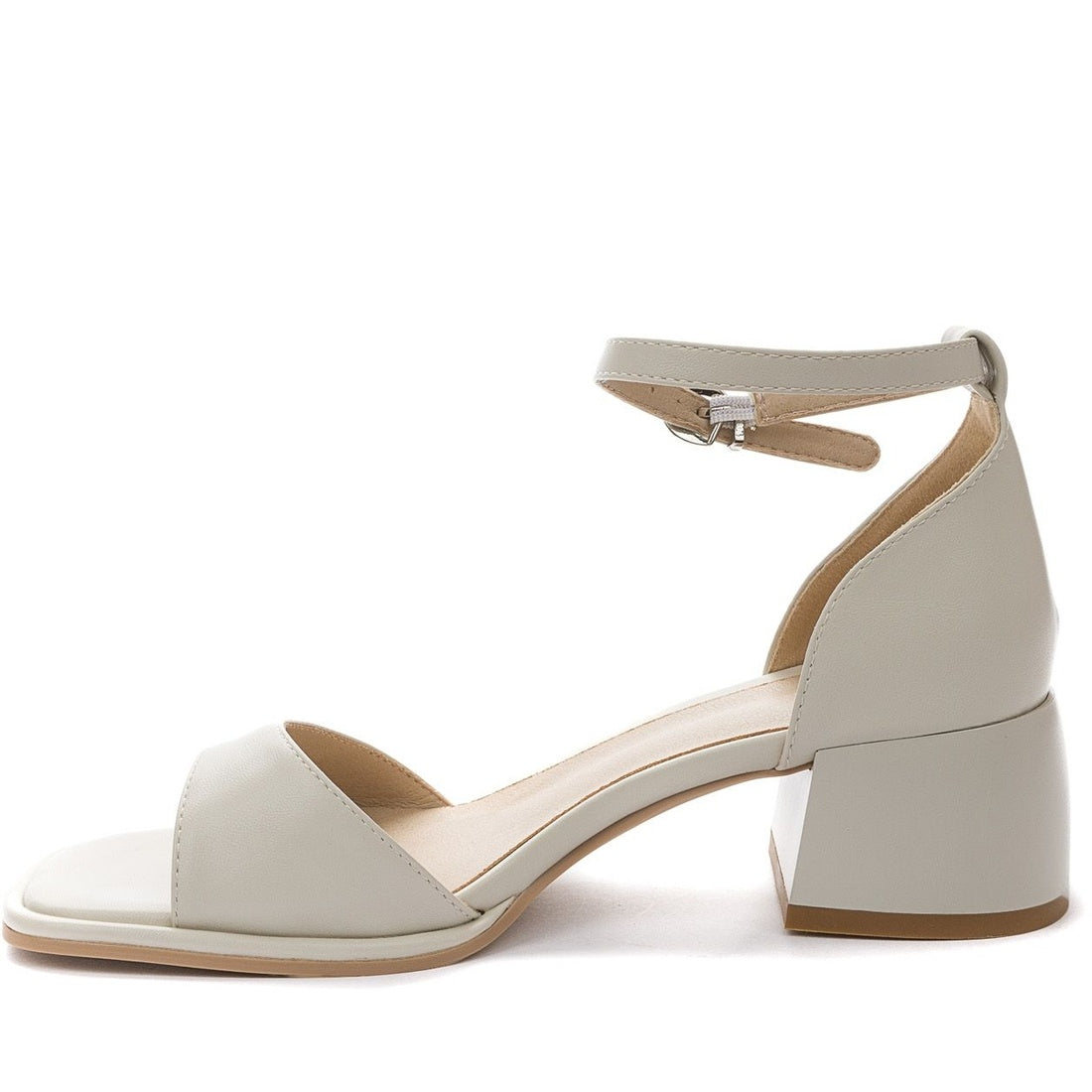 beige elegant part-open pumps