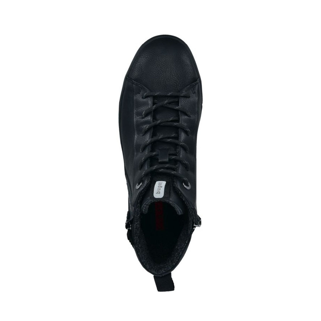black casual closed booties