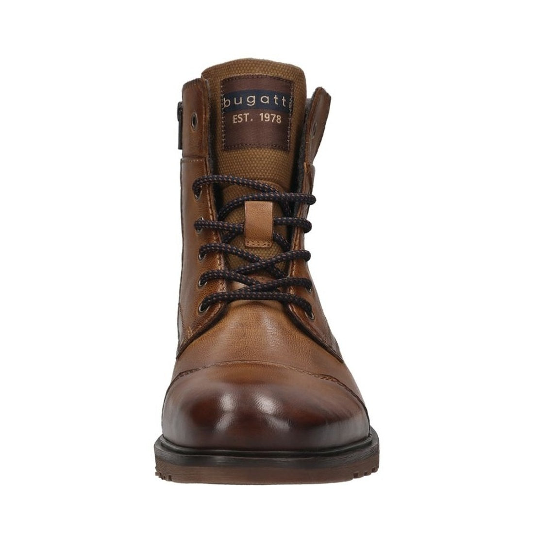 brown casual closed booties