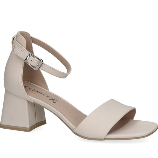 beige elegant open sandals