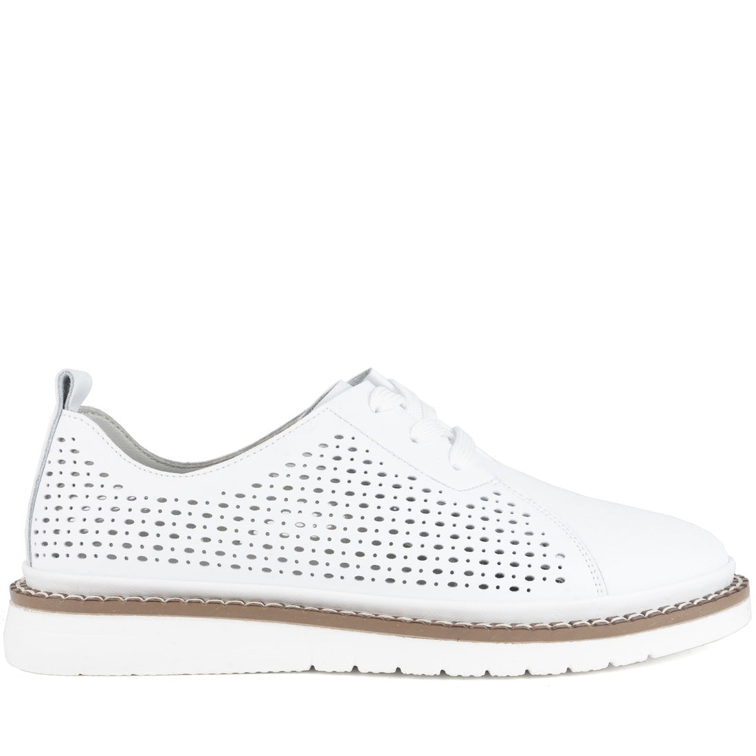white casual closed leisure shoes