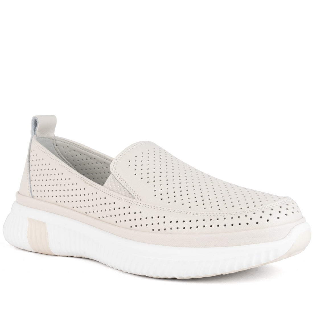 beige casual closed loafers