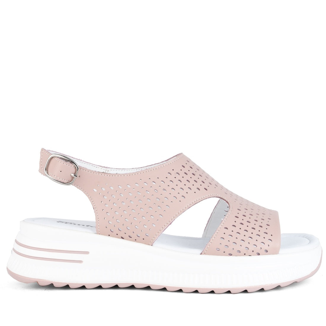 pink casual open sandals