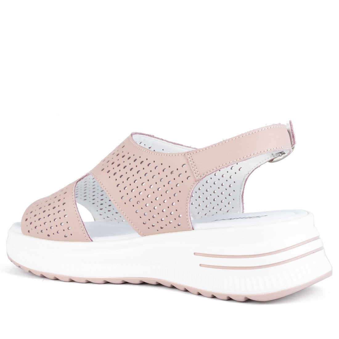 pink casual open sandals