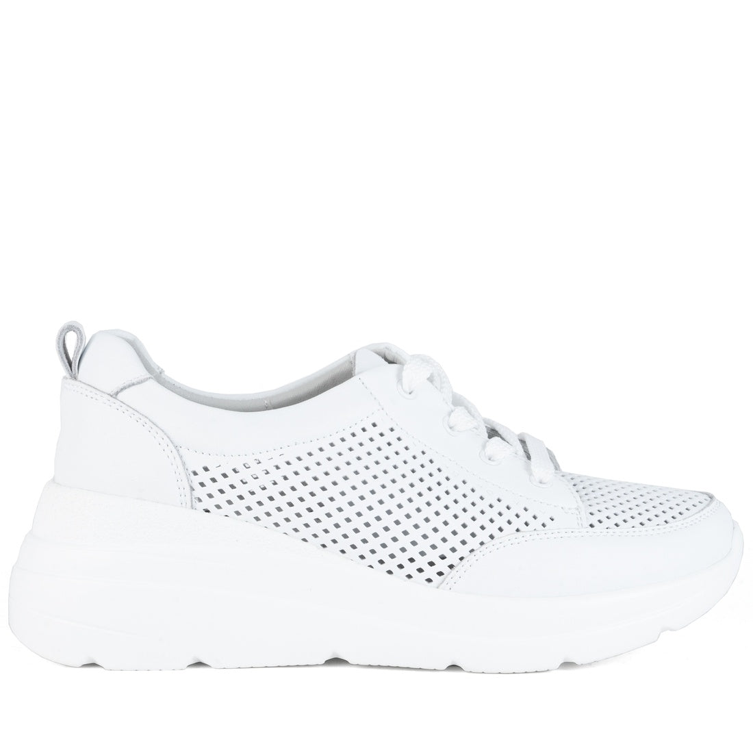 white casual closed leisure shoes