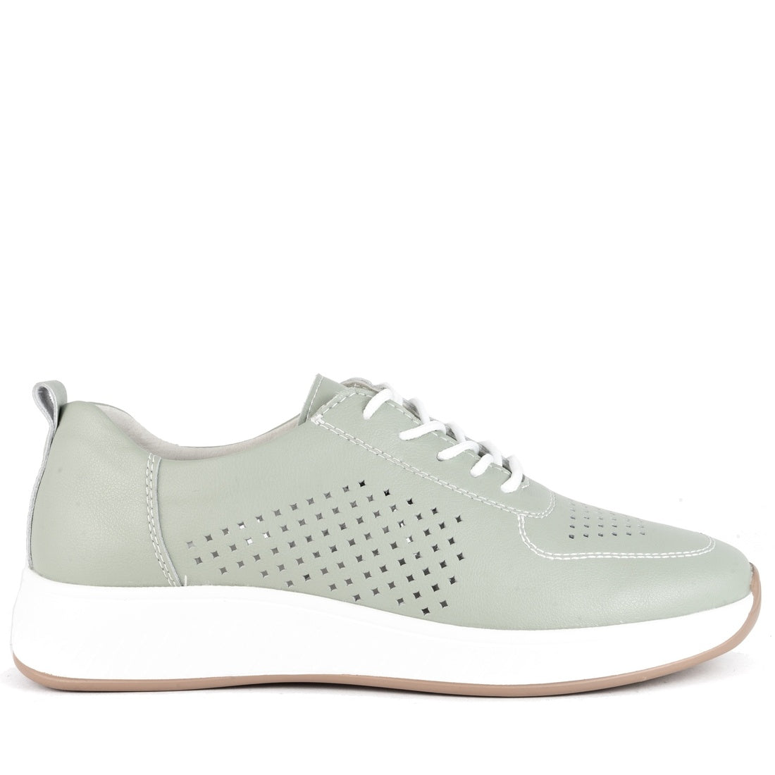 green casual closed leisure shoes