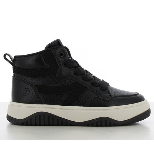 girls kids sneakers high black