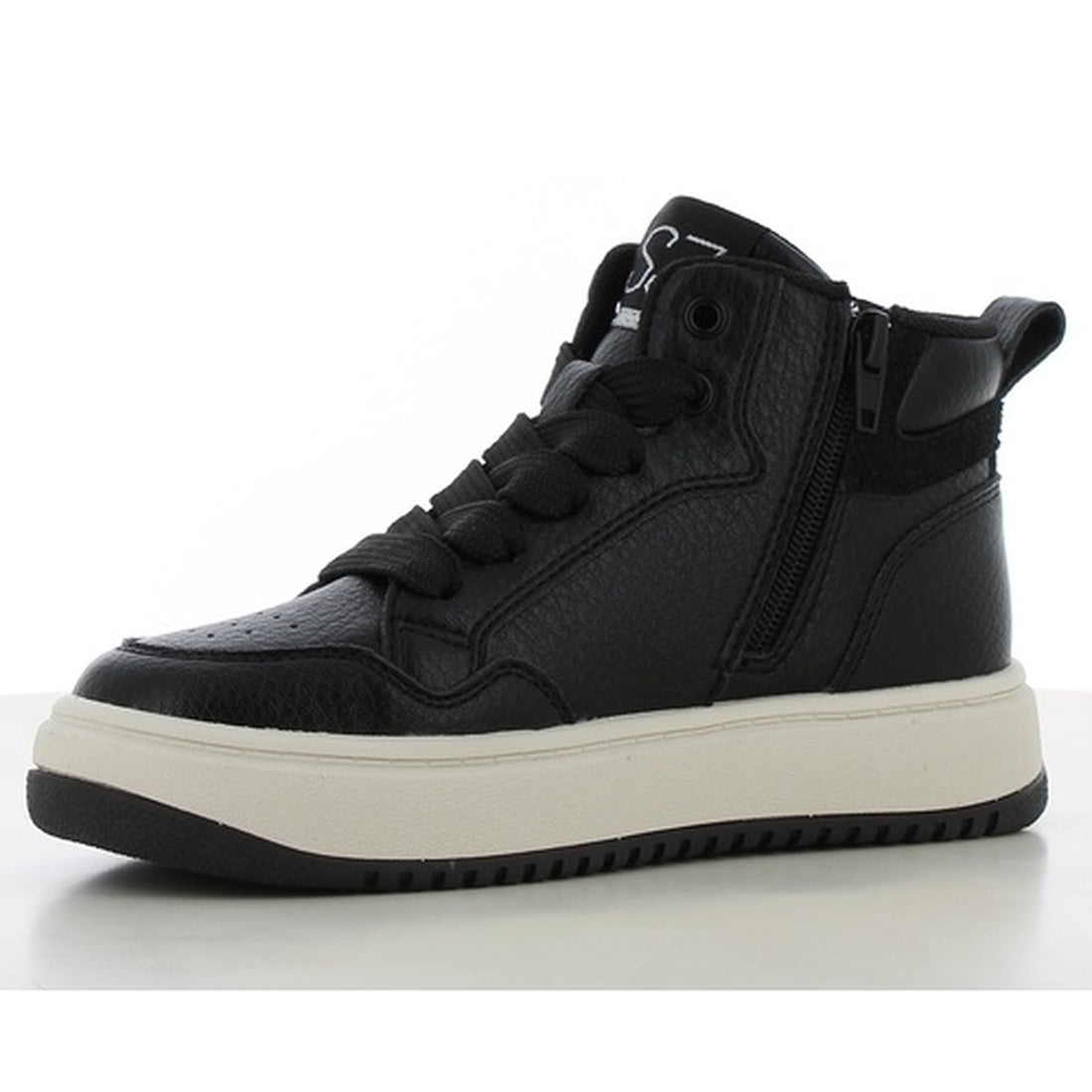 girls kids sneakers high black