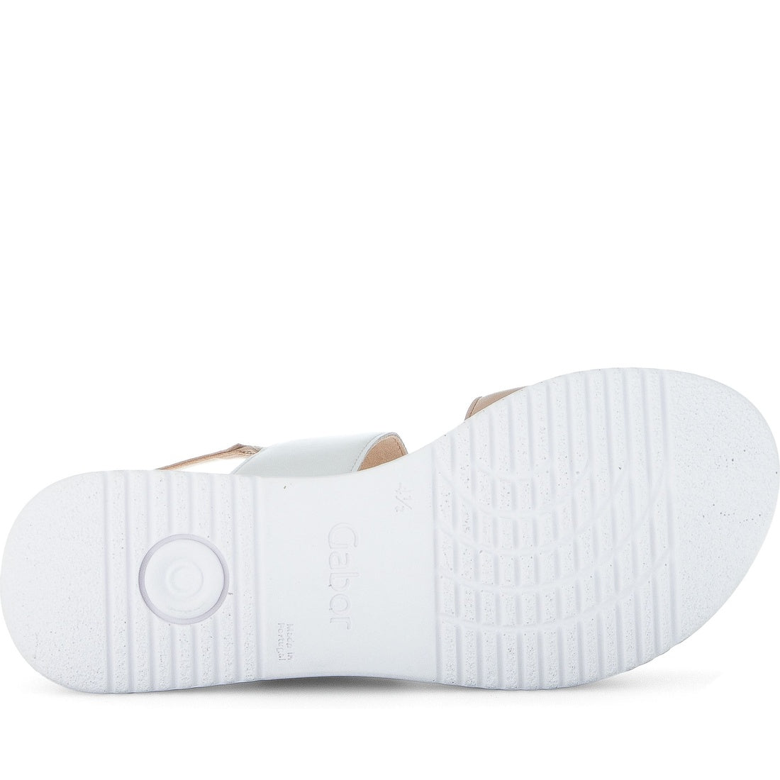 white casual open sandals