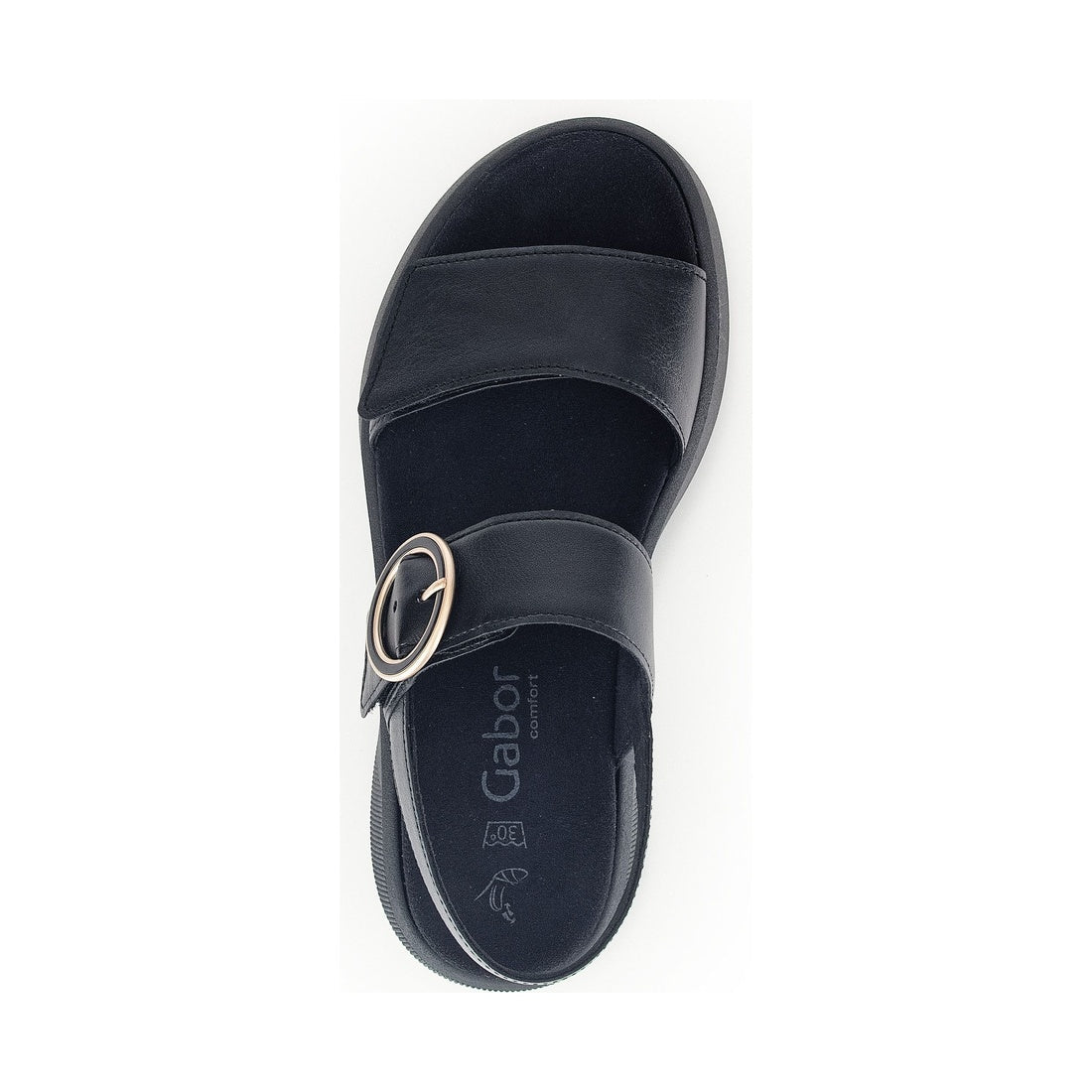 schwarz casual open sandals
