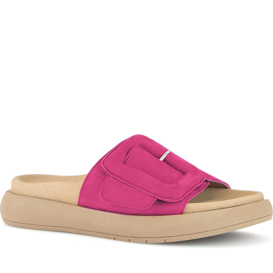 pink casual open slippers