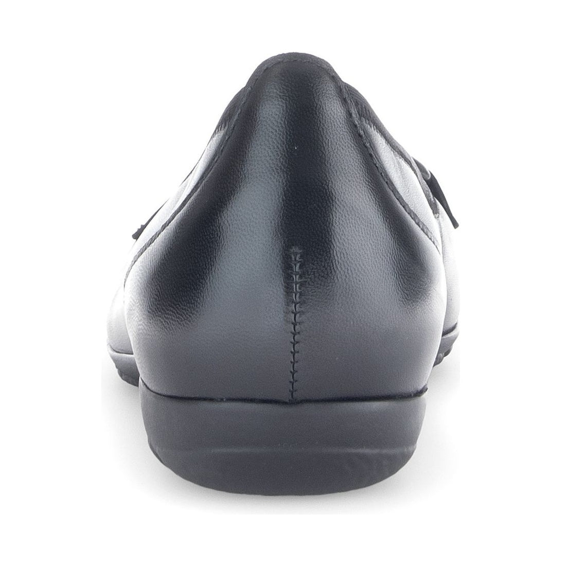 schwarz casual closed ballerinas