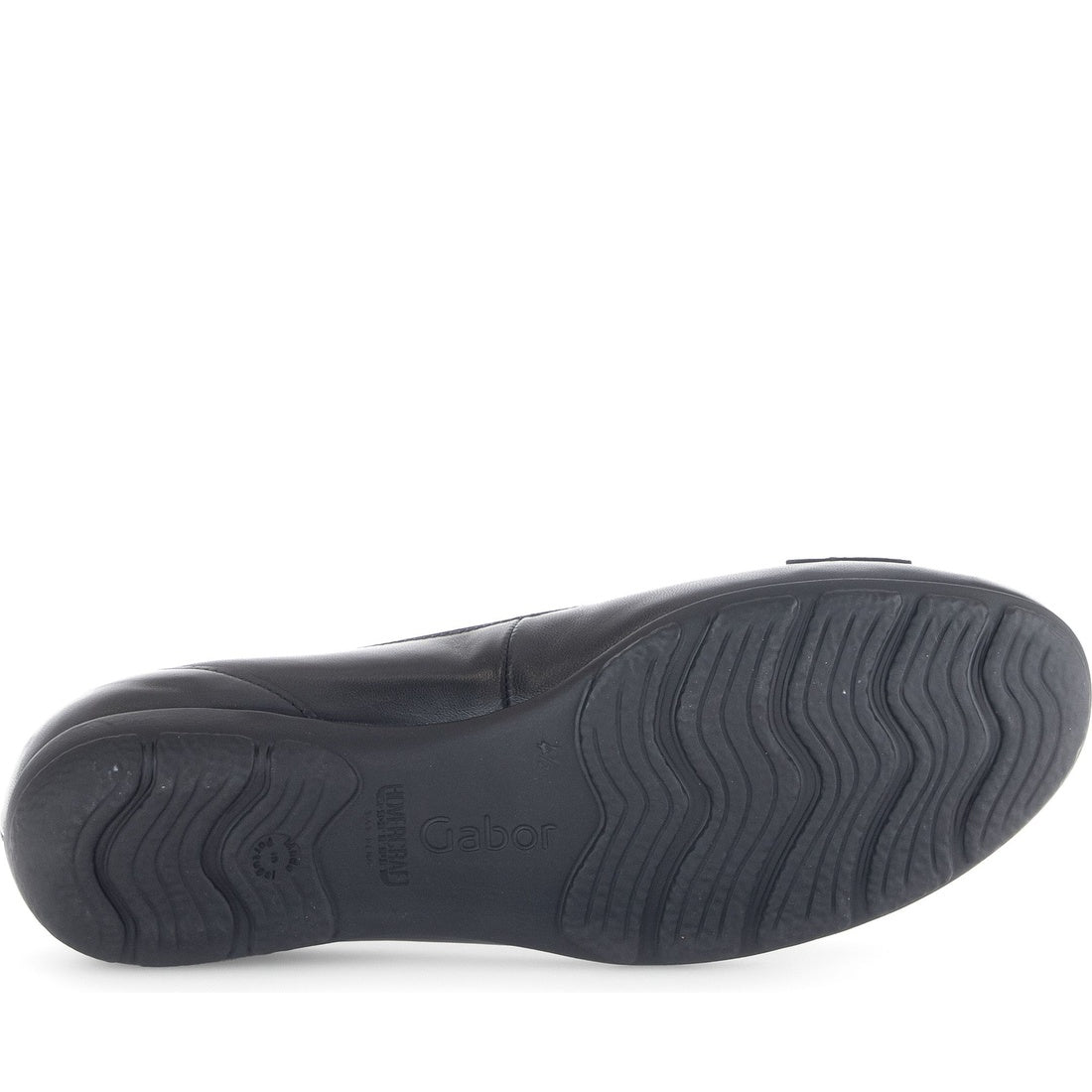 schwarz casual closed ballerinas