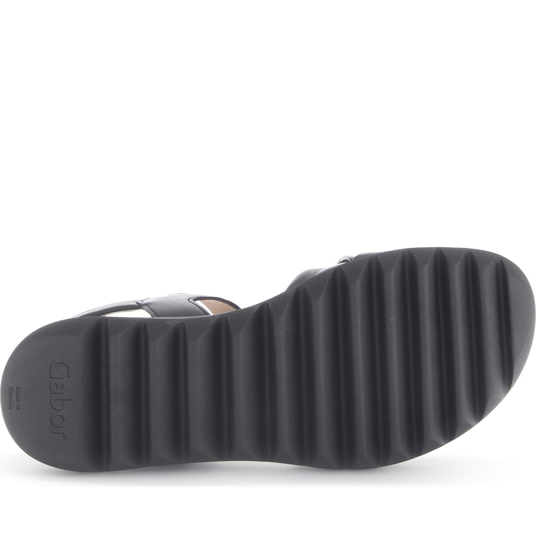 schwarz casual open sandals