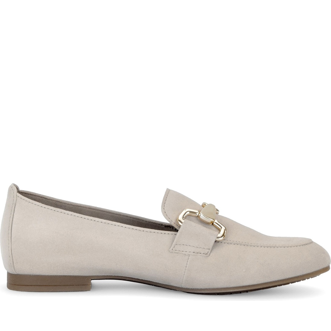 beige casual closed loafers