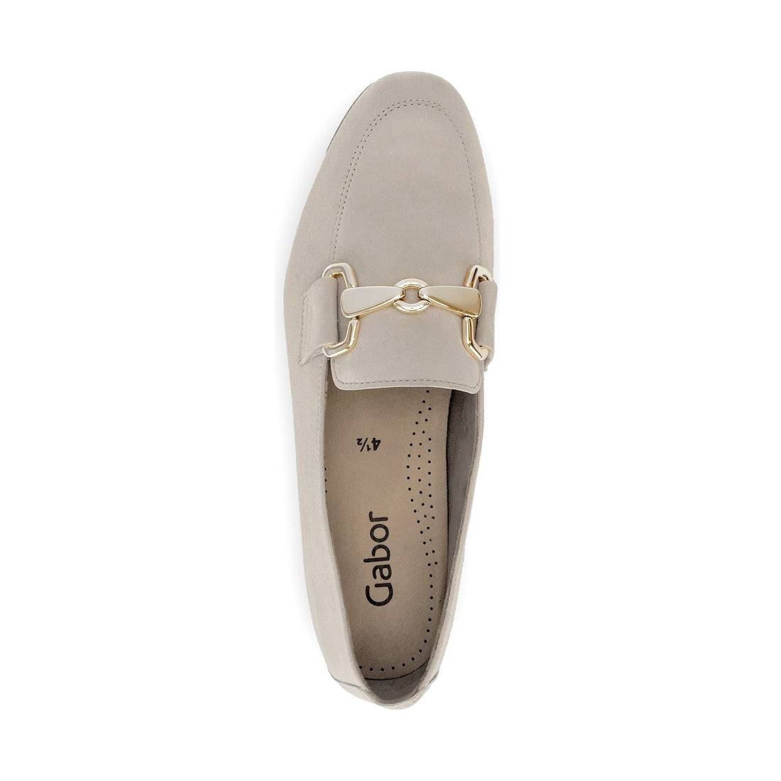 beige casual closed loafers