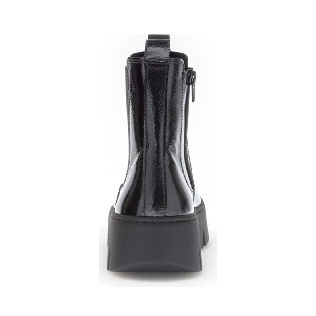 schwarz casual closed booties