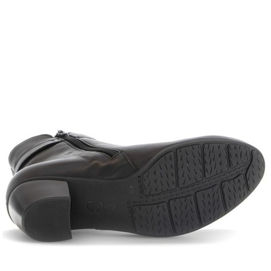 schwarz casual closed booties