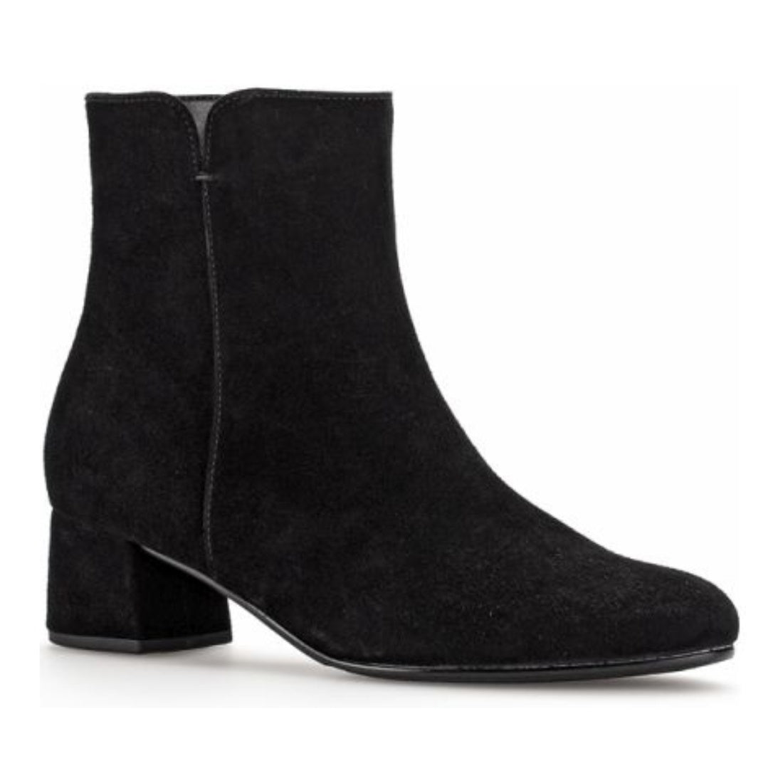 schwarz casual closed booties