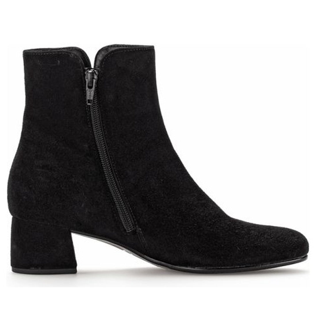 schwarz casual closed booties