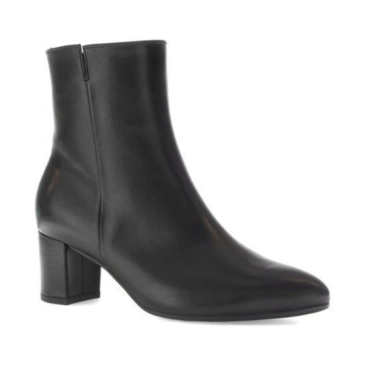 schwarz casual closed booties