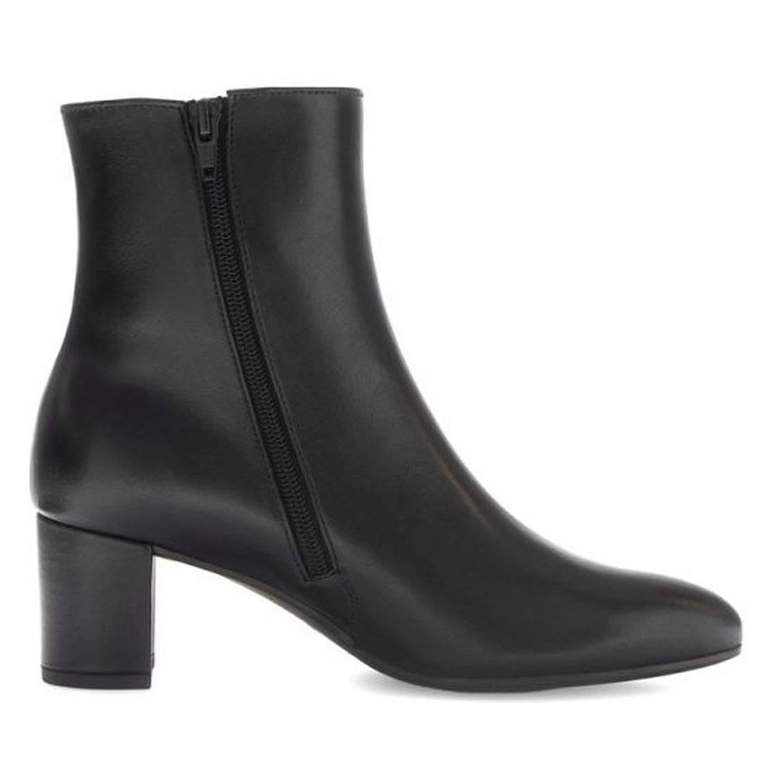 schwarz casual closed booties