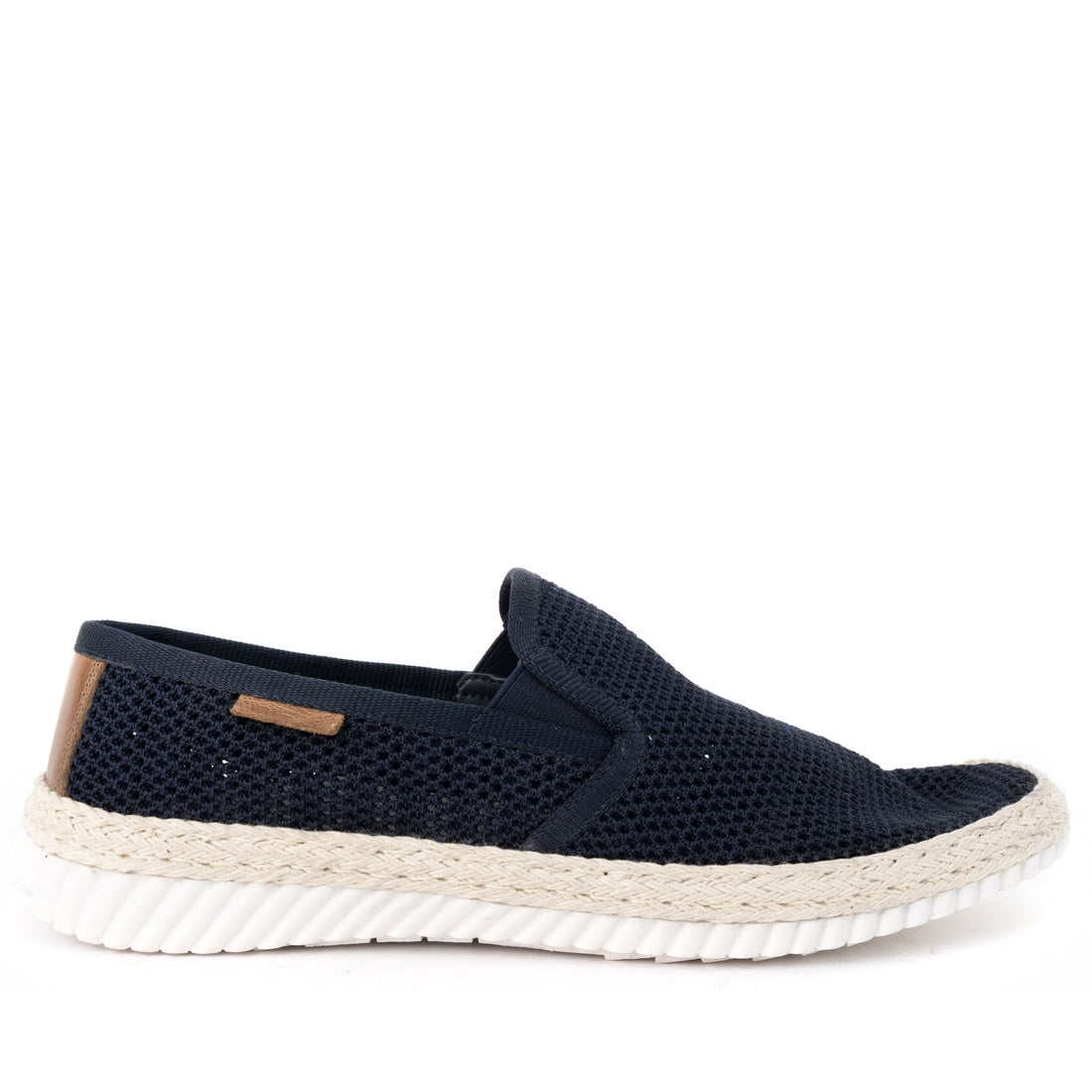 navy casual closed mocasins