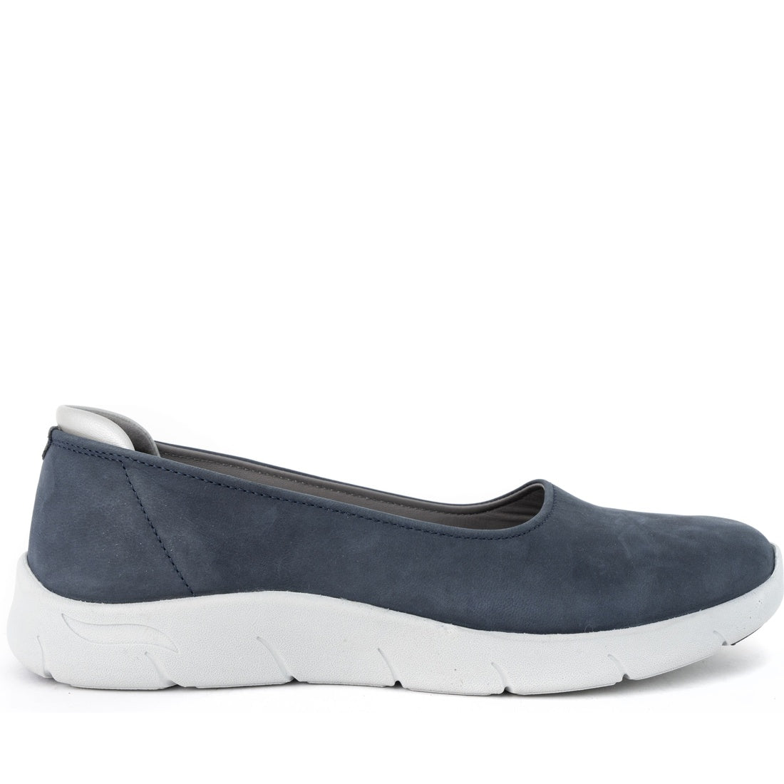 navy casual closed ballerinas