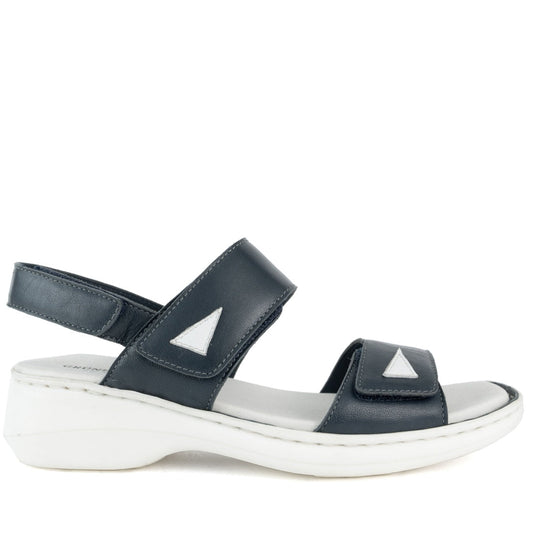 navy casual open sandals