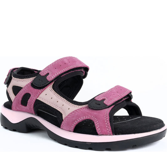 pink casual open sandals