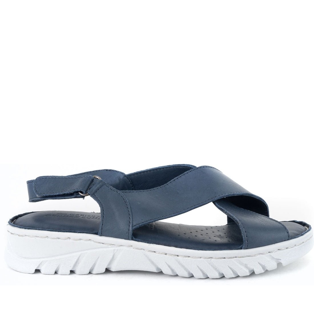 blue casual sandals