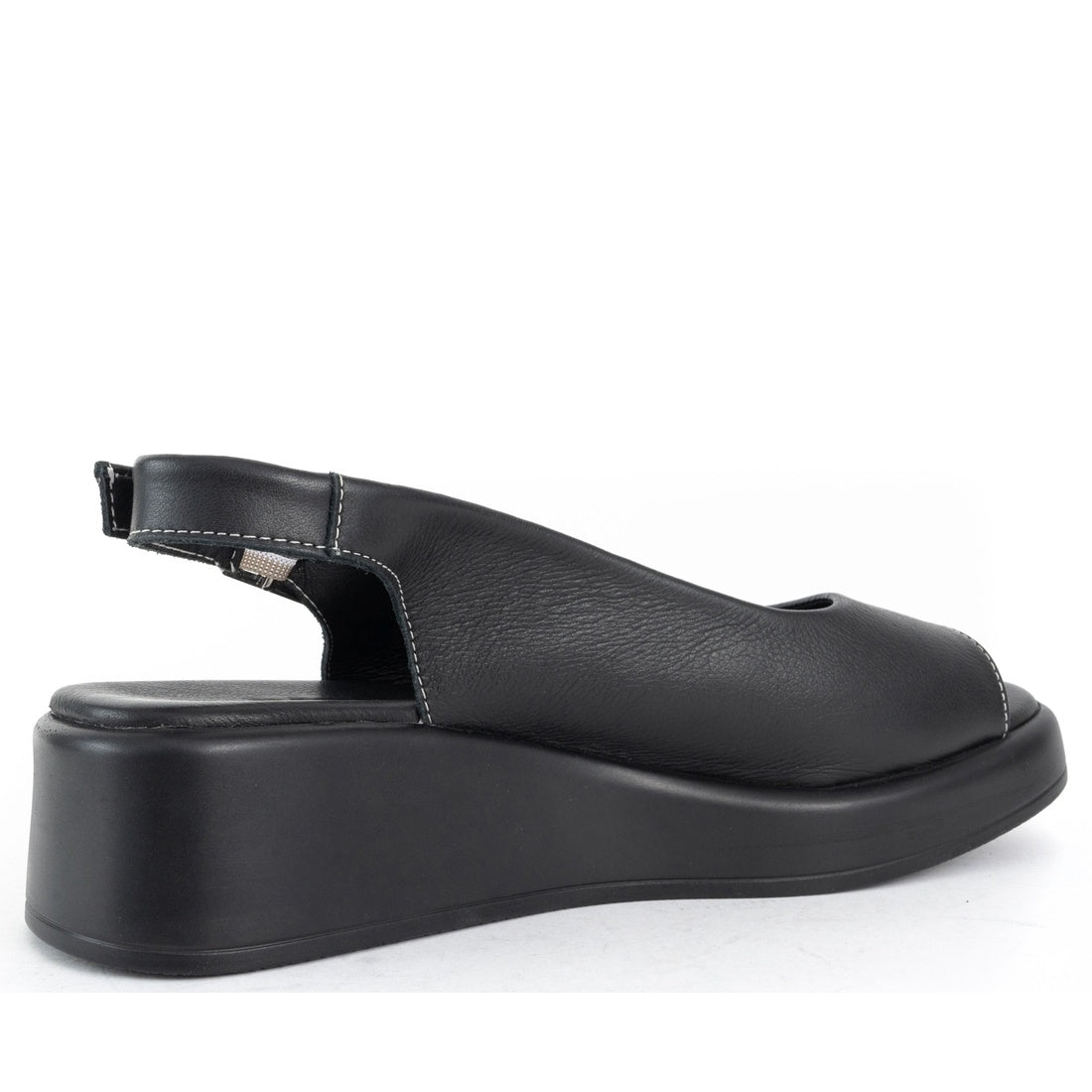 black casual sandals