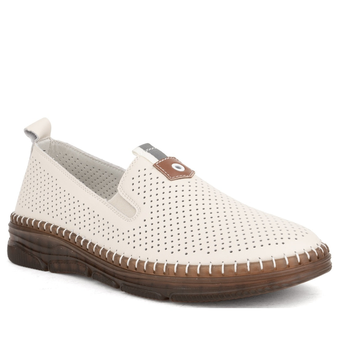 beige casual closed ballerinas