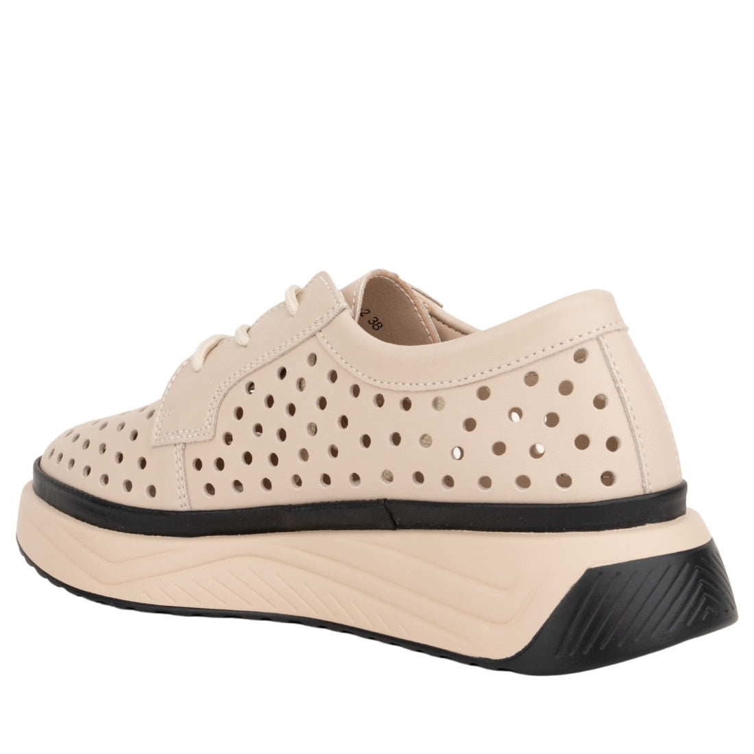 beige casual closed leisure shoes