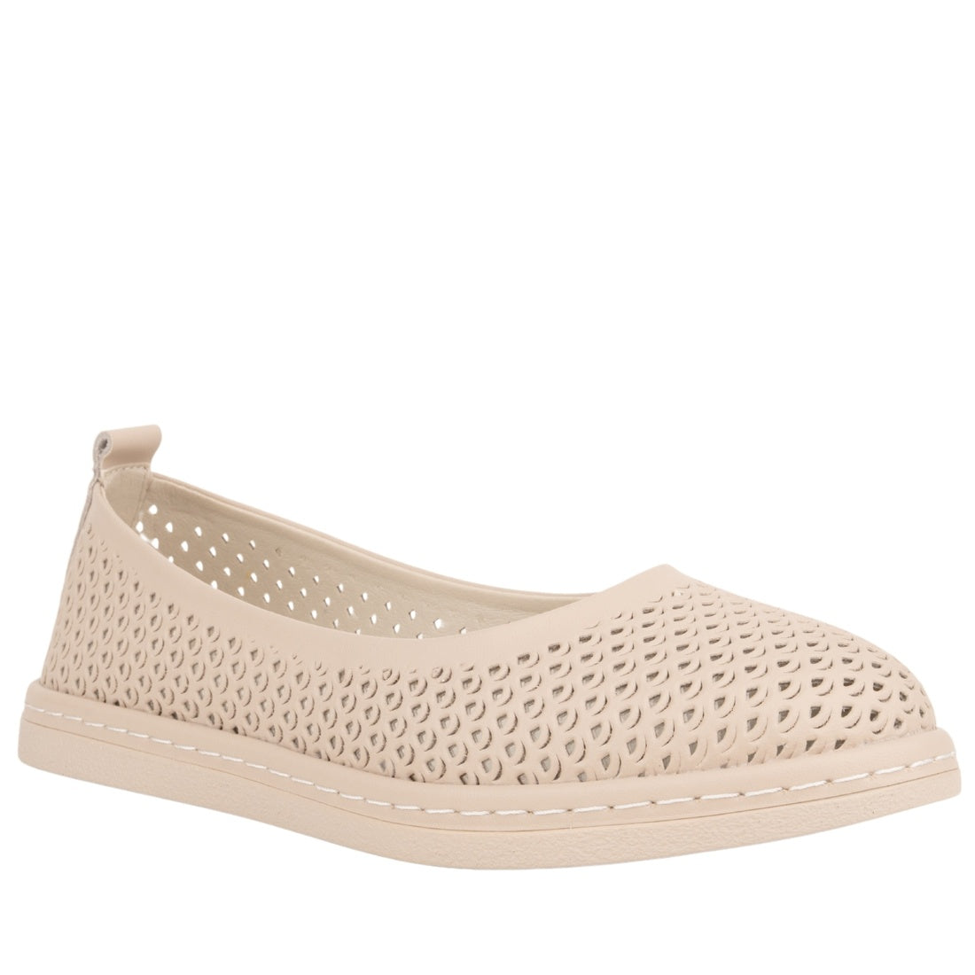 beige casual closed ballerinas
