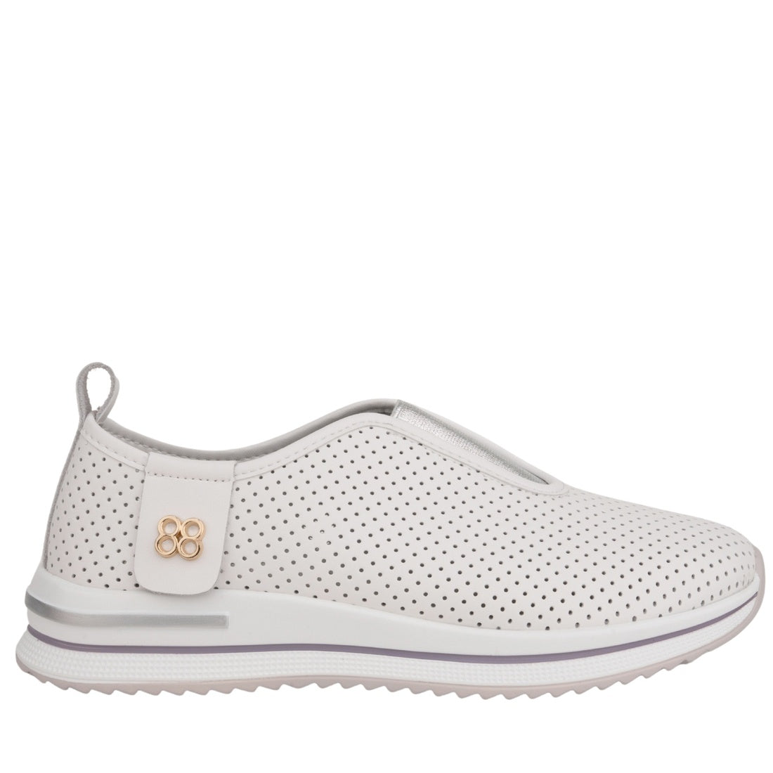 white casual closed leisure shoes