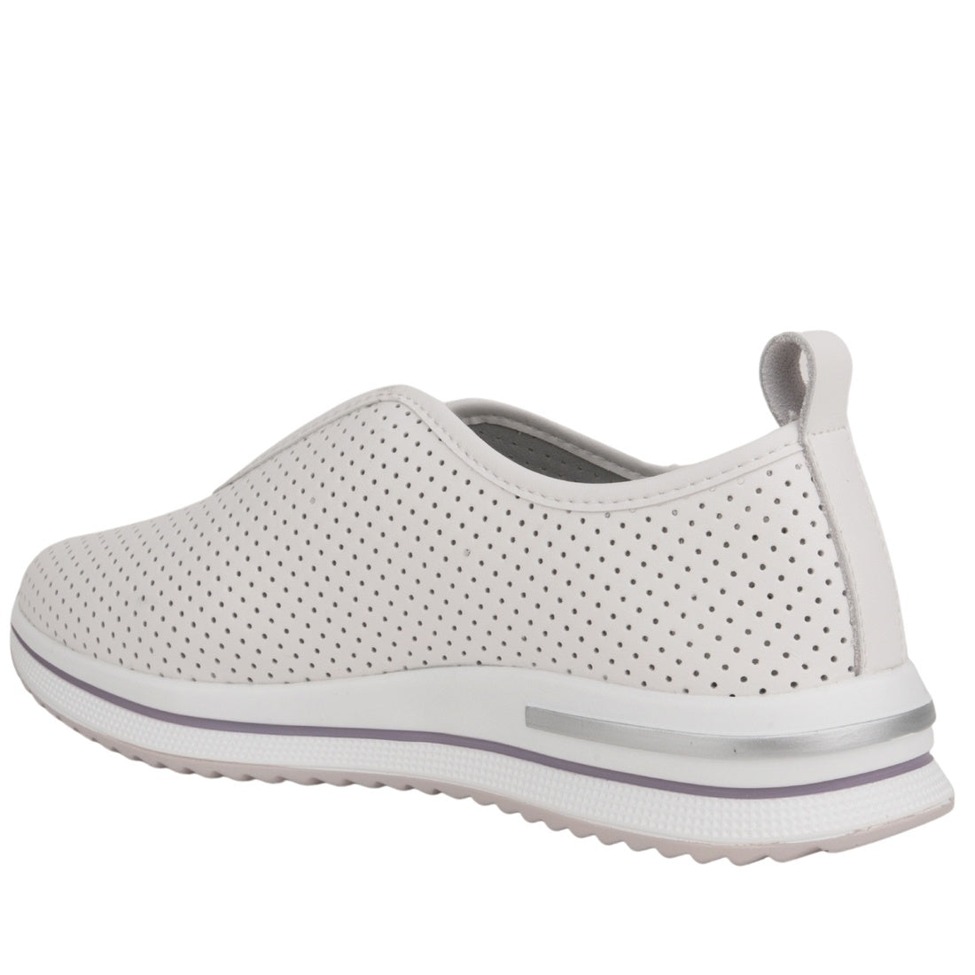white casual closed leisure shoes