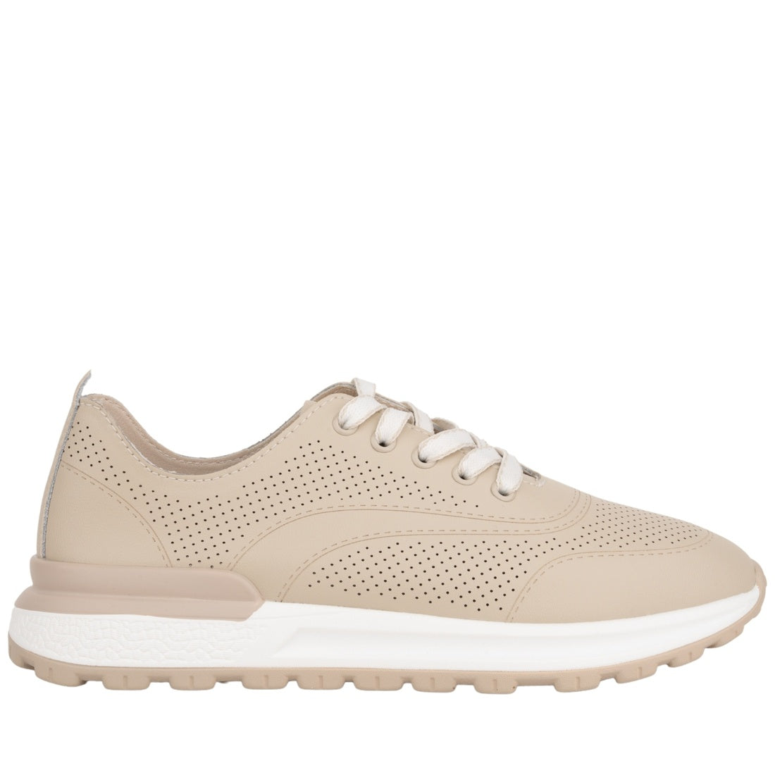 beige casual closed sneakers