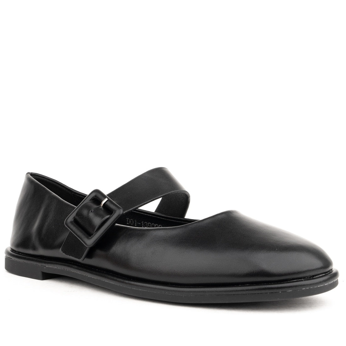 black casual closed ballerinas