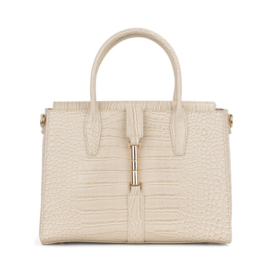 beige tote bag
