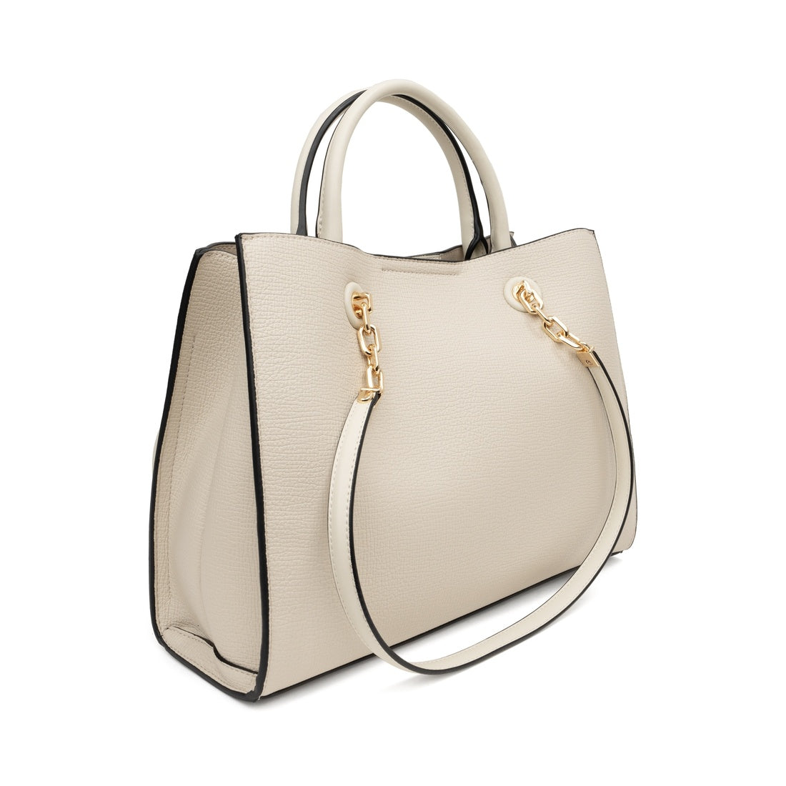 beige tote bag