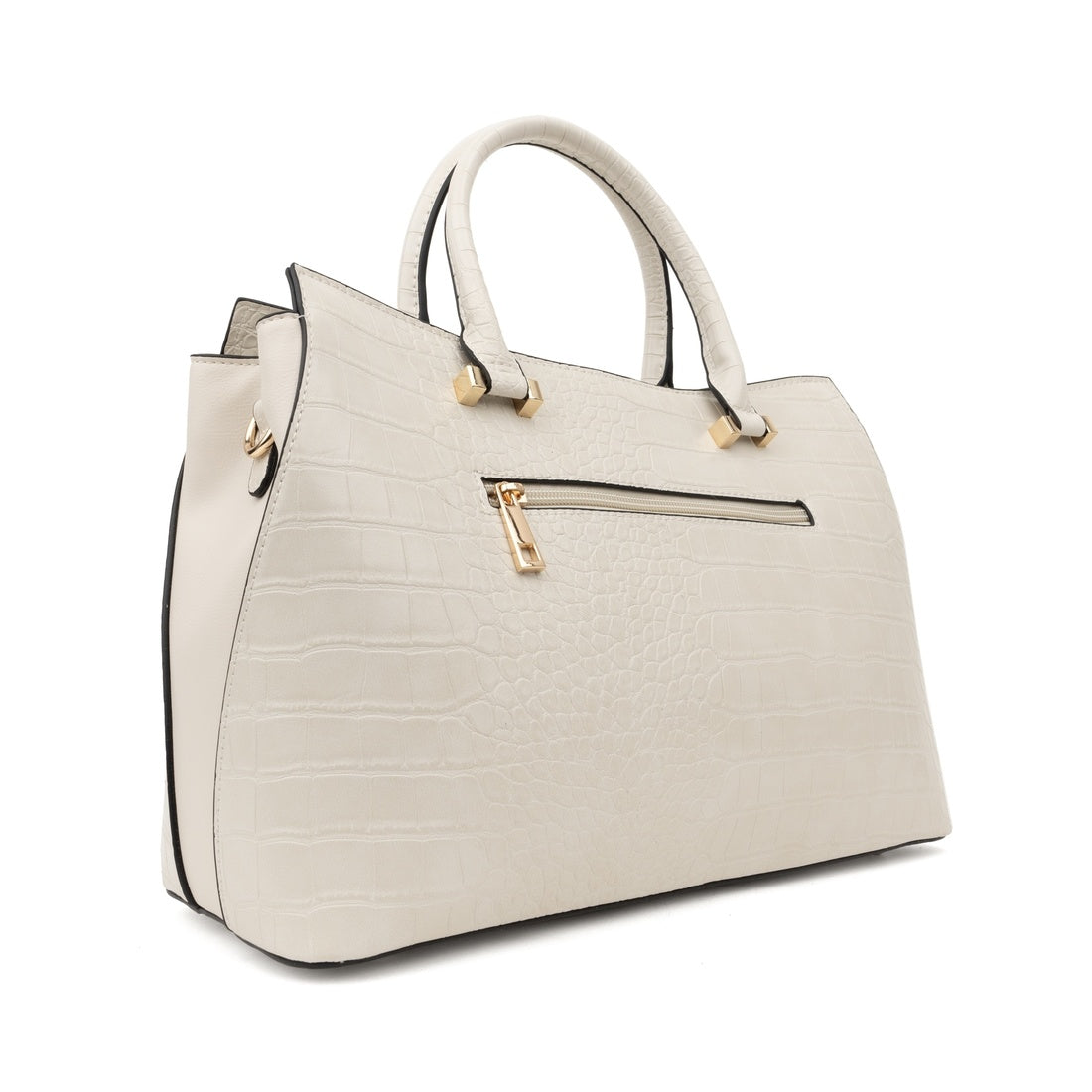 beige tote bag