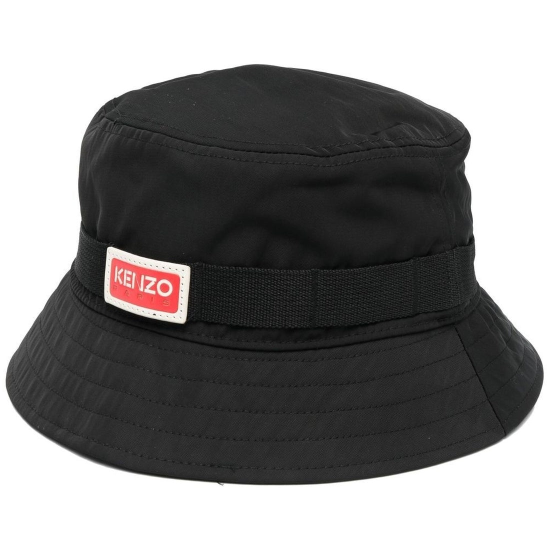 black casual bucket hat