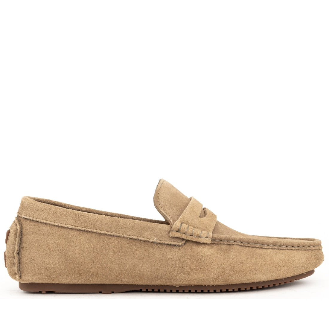 khaki casual closed mocasins