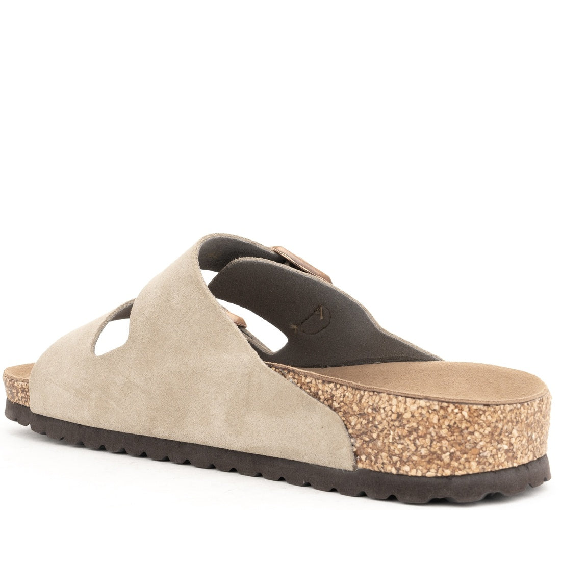 beige casual open slippers