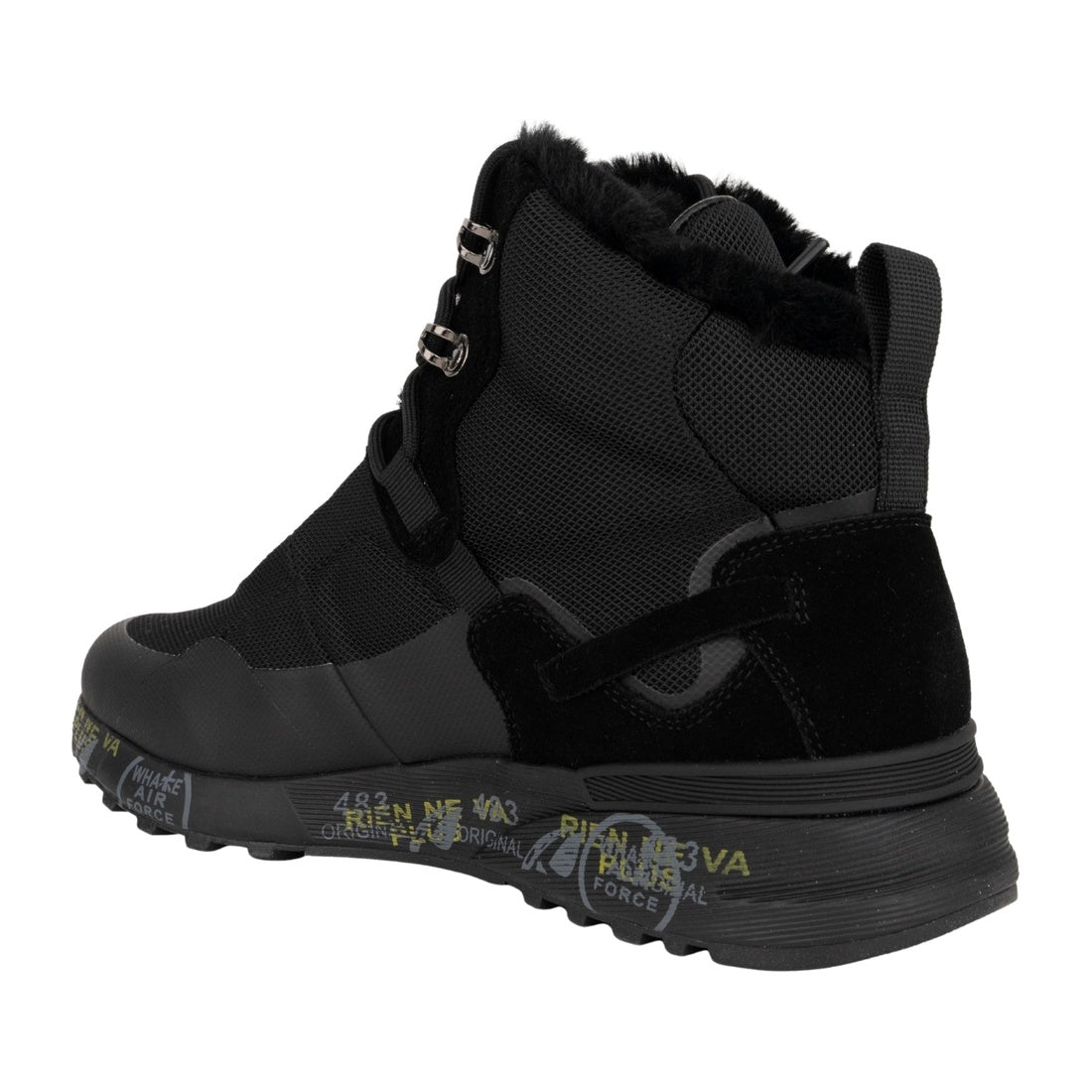 black casual closed booties