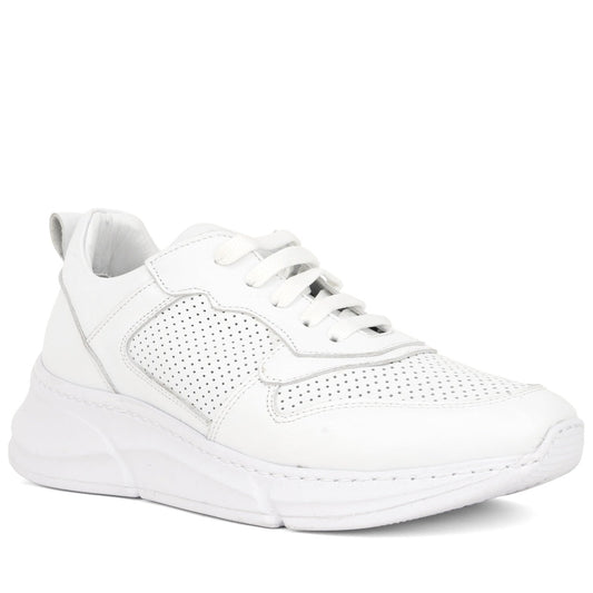 white casual closed leisure