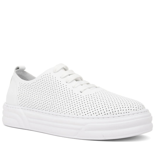white casual closed leisure